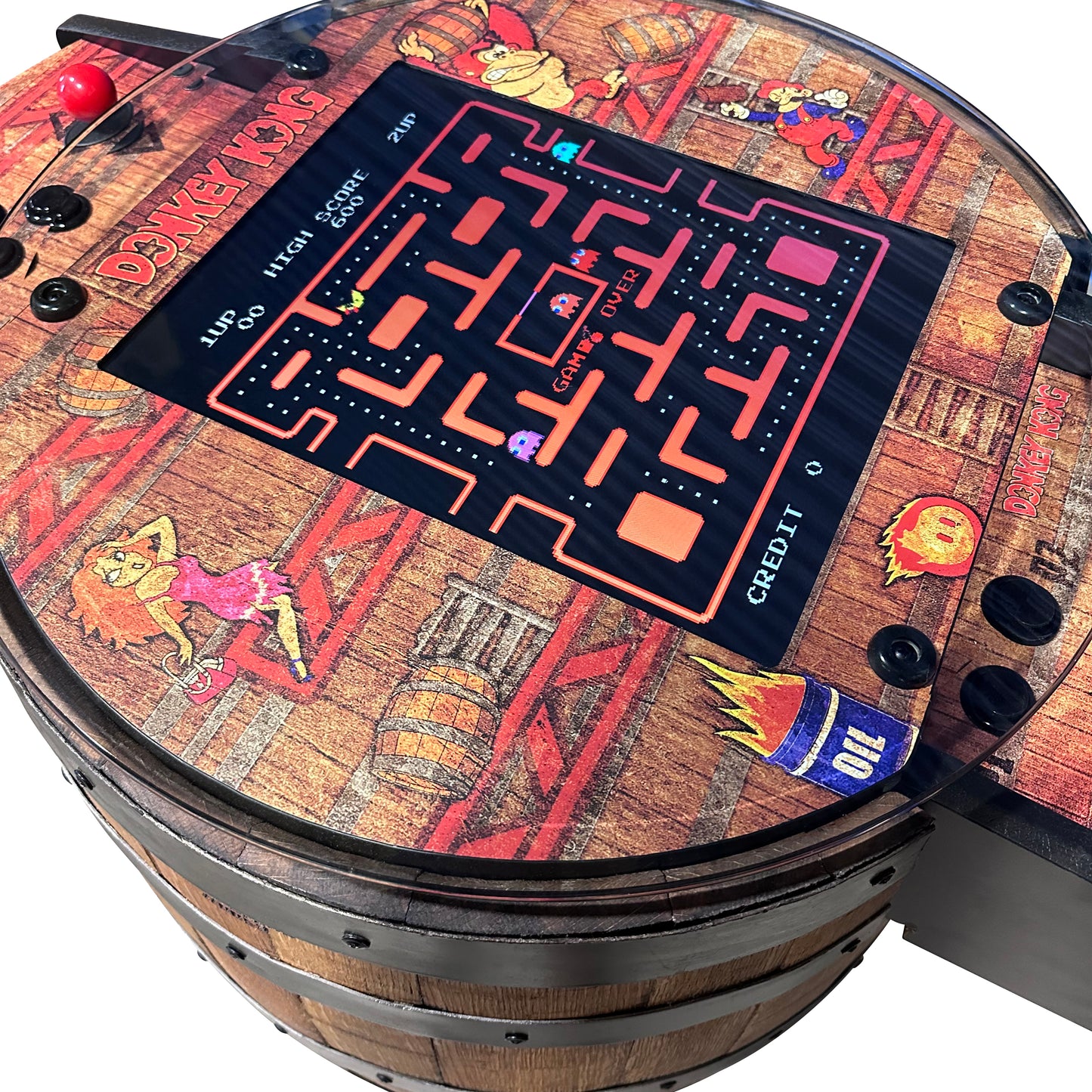8-Bit Blend - Whiskey Barrel Arcade - 60 Games in 1
