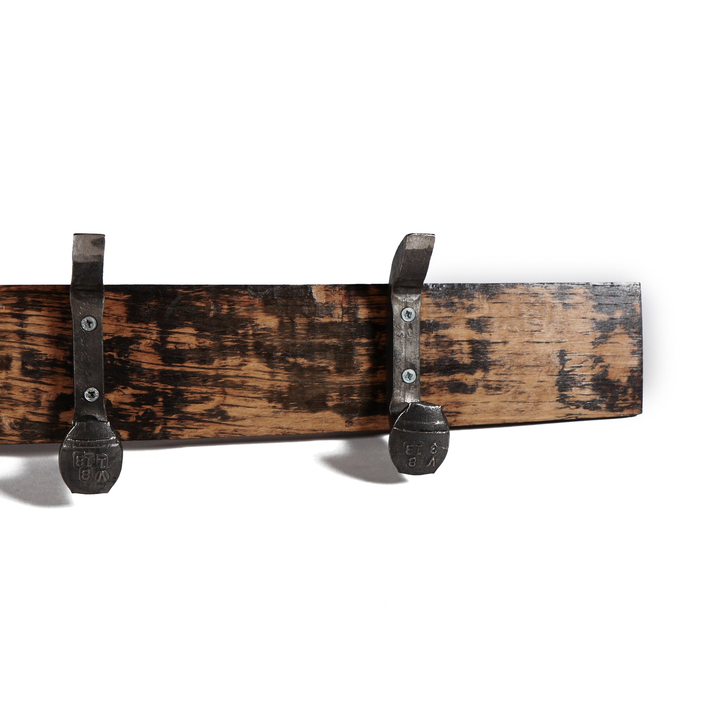 Barrel White Oak Jacket Coat Rack - Motor City Barrels