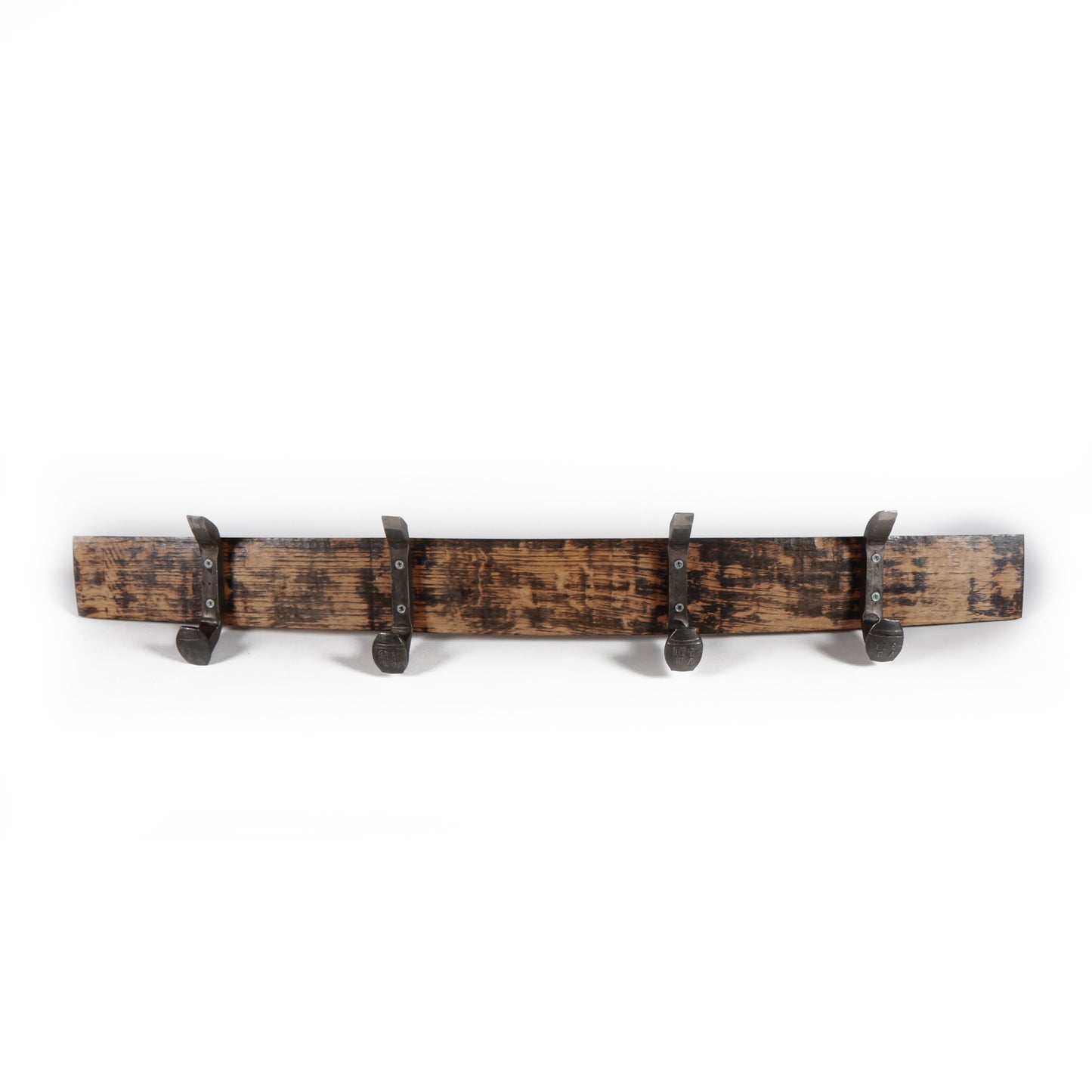 Barrel White Oak Jacket Coat Rack - Motor City Barrels