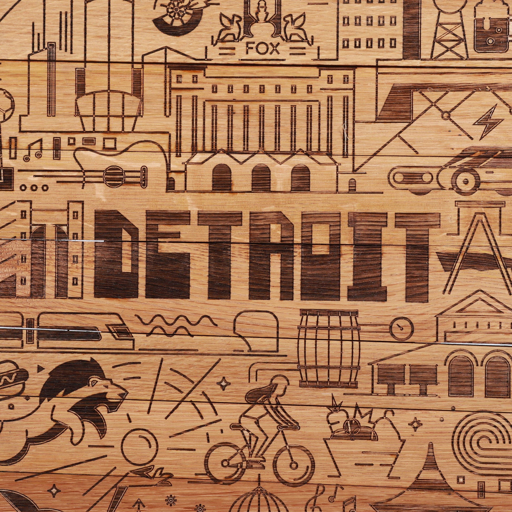 Detroit City Barrel Head - Motor City Barrels