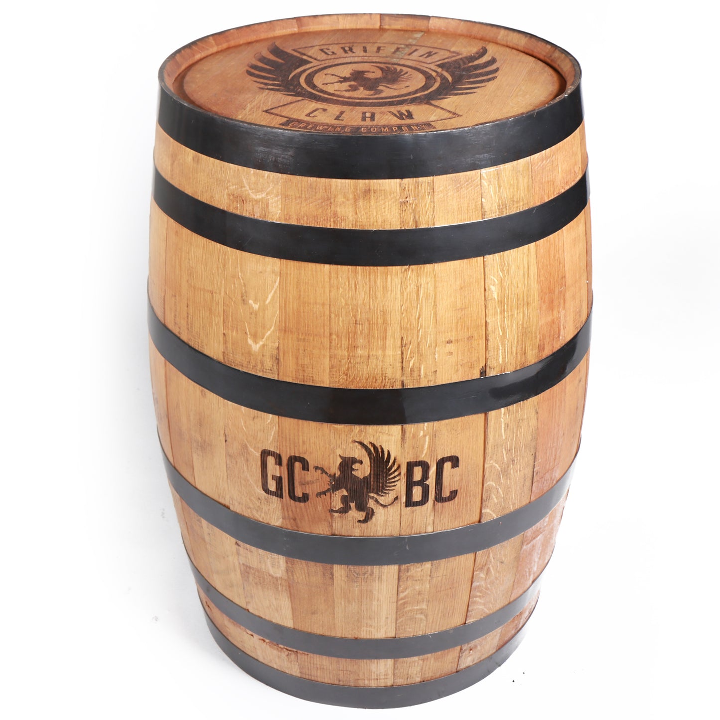 Custom Engraved Whole White Oak Whiskey Barrel - Motor City Barrels