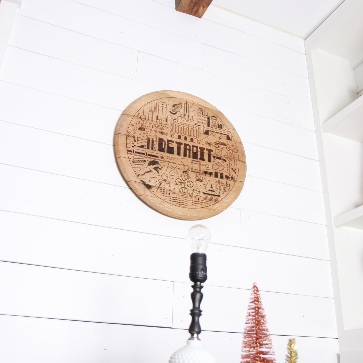 Detroit City Barrel Head - Motor City Barrels