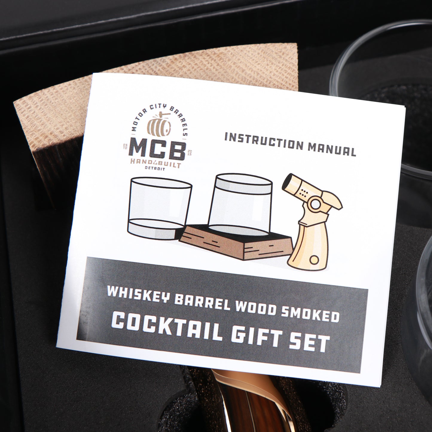 Aroma Series Barrel Wood Smoked Cocktail Kit - Motor City Barrels