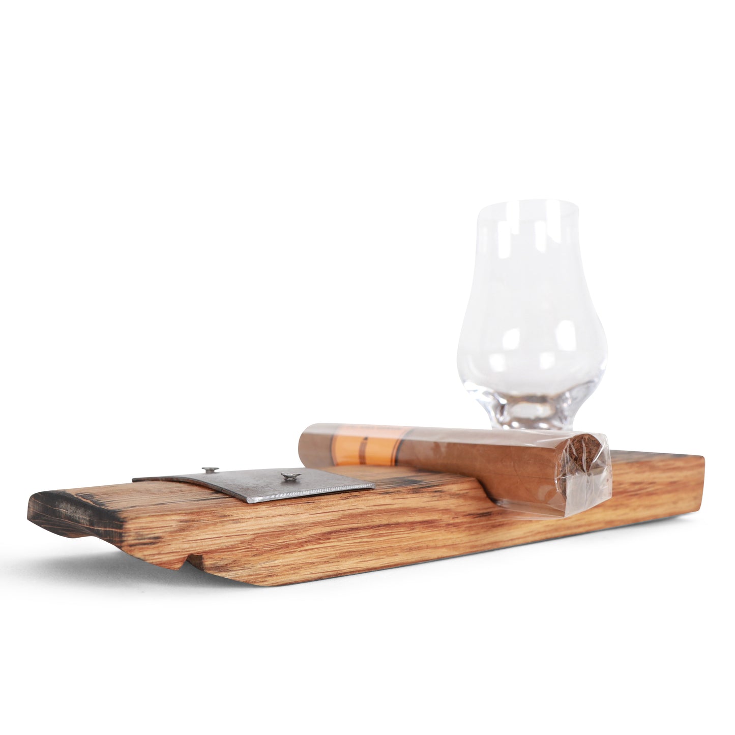 Cigar Holder with Dram Glass - Motor City Barrels