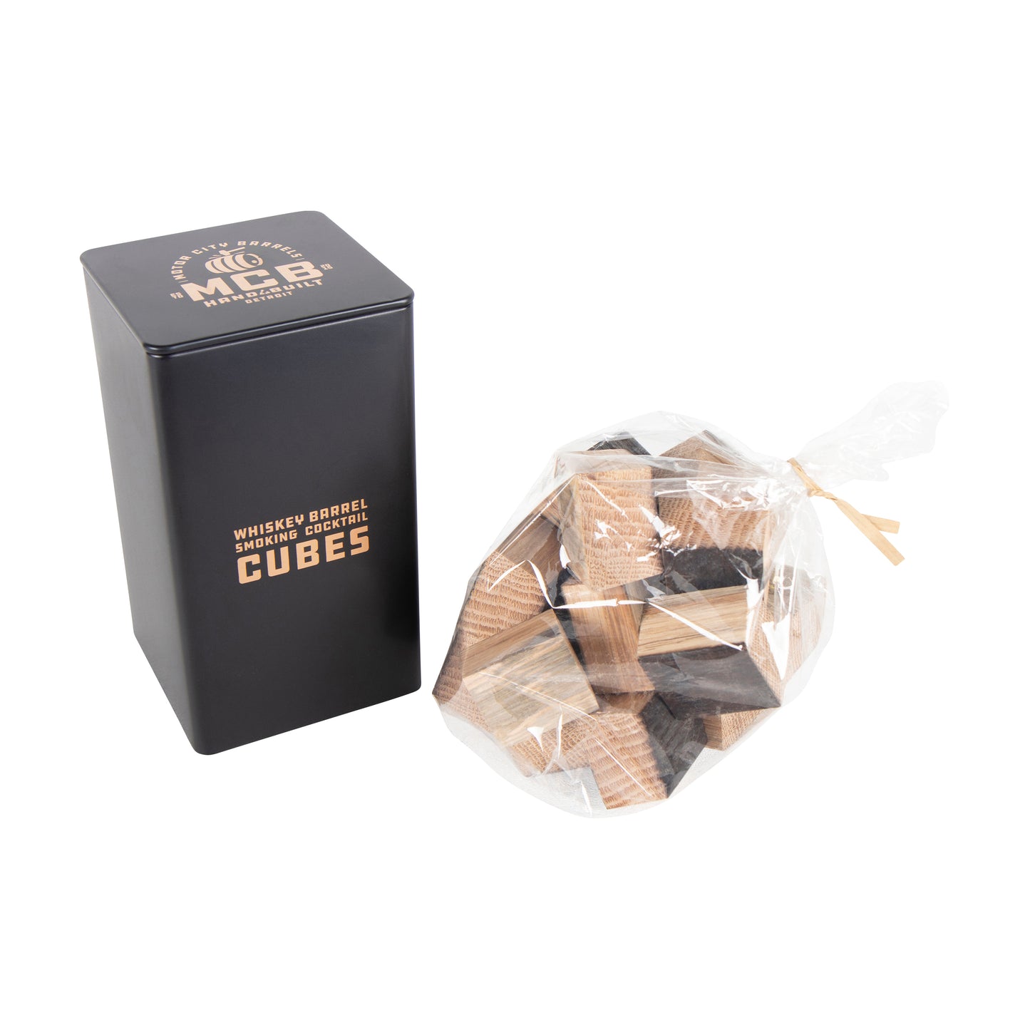 Smoking Wood Barrel Cubes - Motor City Barrels