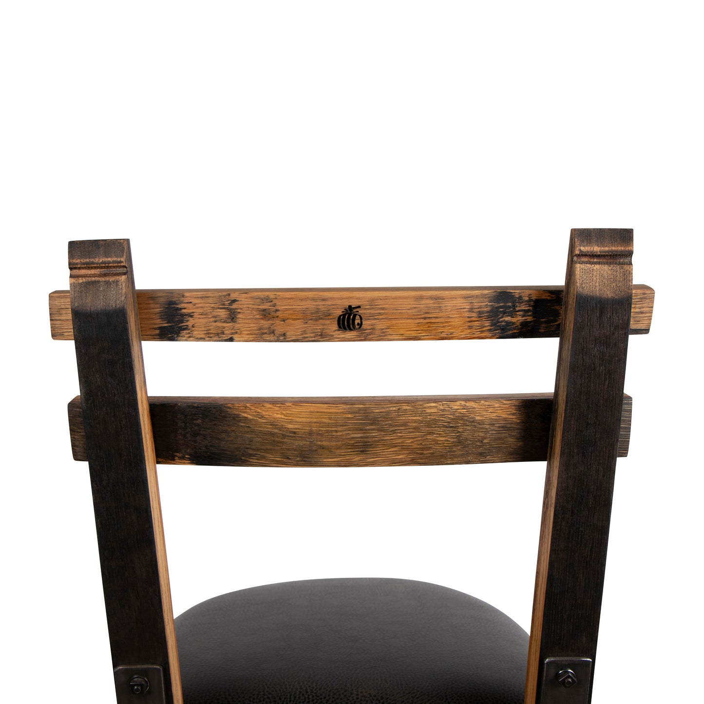 160 PROOF Bar Stool with Swivel Vinyl Seat - Motor City Barrels