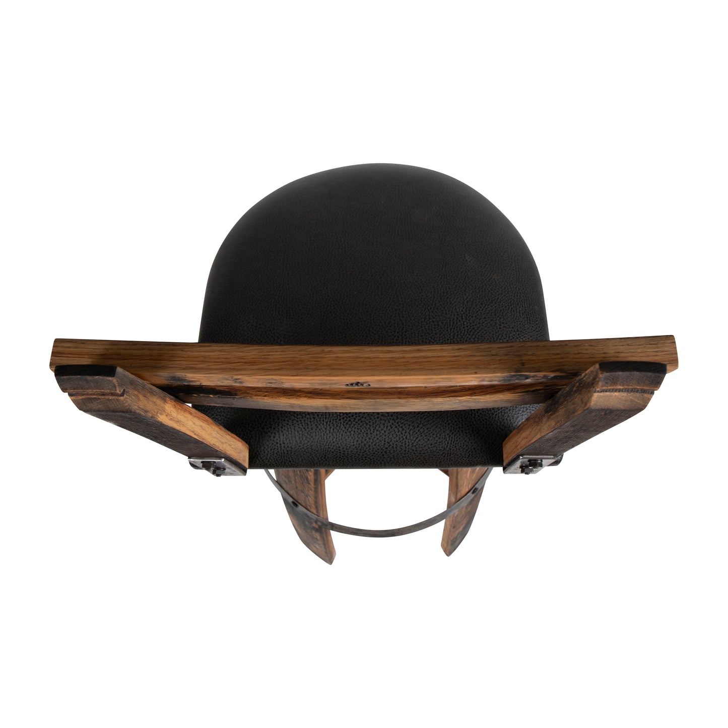 160 PROOF Bar Stool with Swivel Vinyl Seat - Motor City Barrels