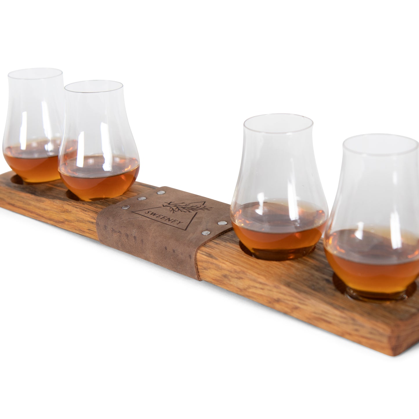 Flight with Dram Glassware (Free Customization) - Motor City Barrels