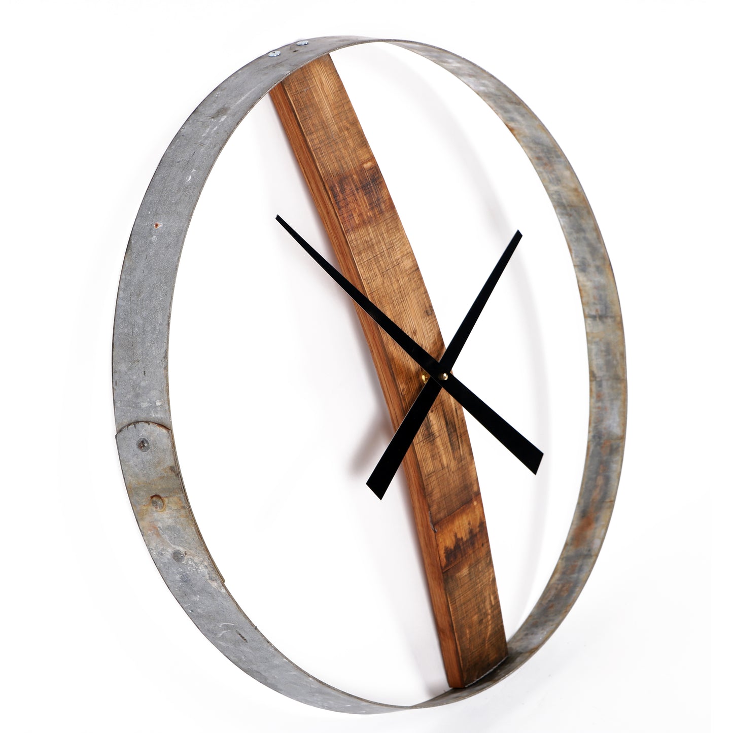 Stave Clock - Motor City Barrels
