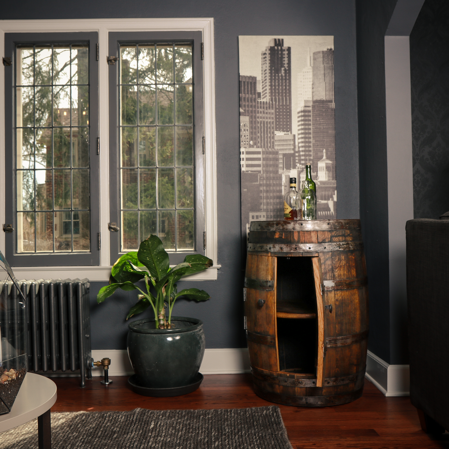 Mash Mountain Cabinet with Doors - Motor City Barrels