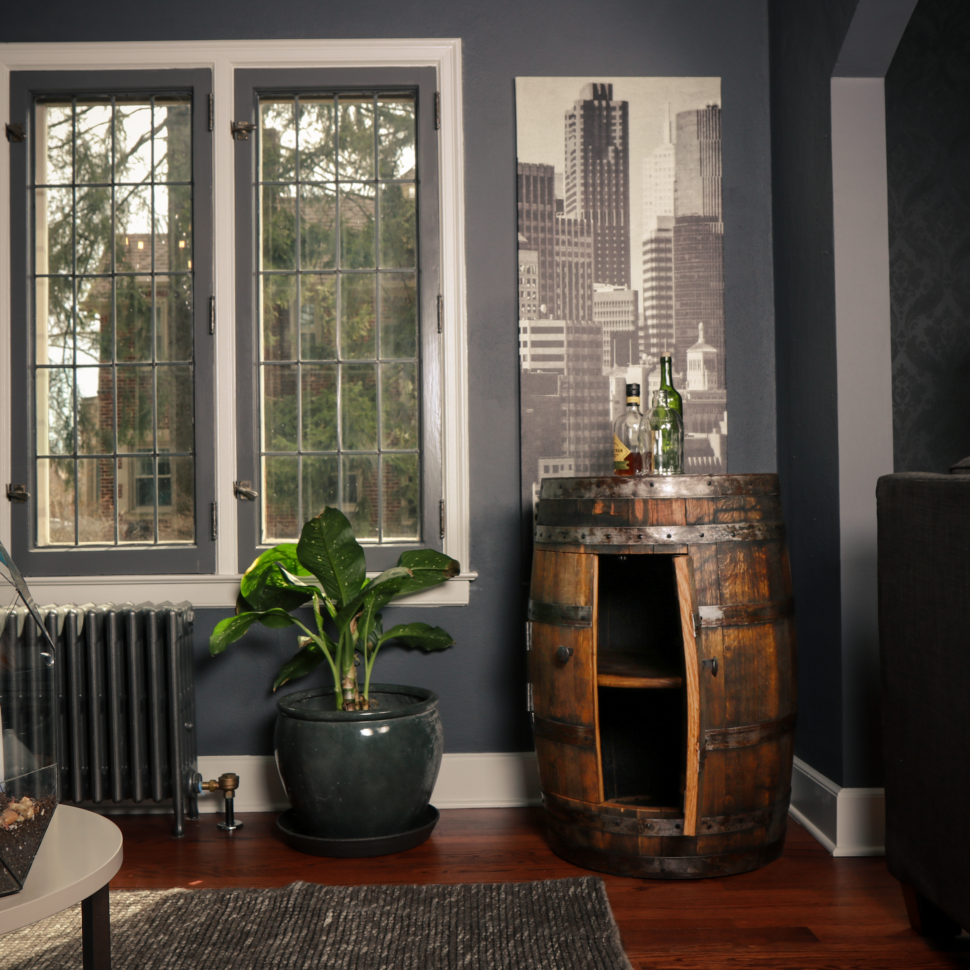 Mash Mountain Cabinet with Doors - Motor City Barrels