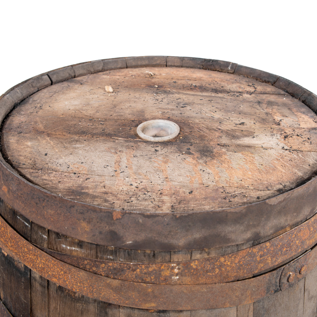 Grade C Whiskey Barrel Whole Authentic 53 Gallon - Motor City Barrels
