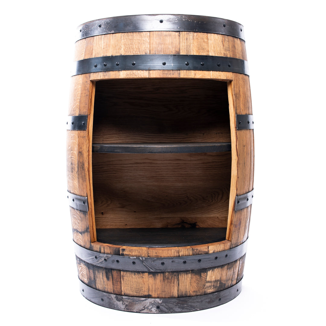 Copper Hill Open Shelf Cabinet - Motor City Barrels