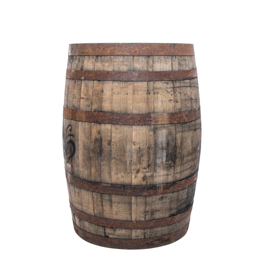 Grade B Whiskey Barrel Whole Authentic 53 Gallon - Motor City Barrels