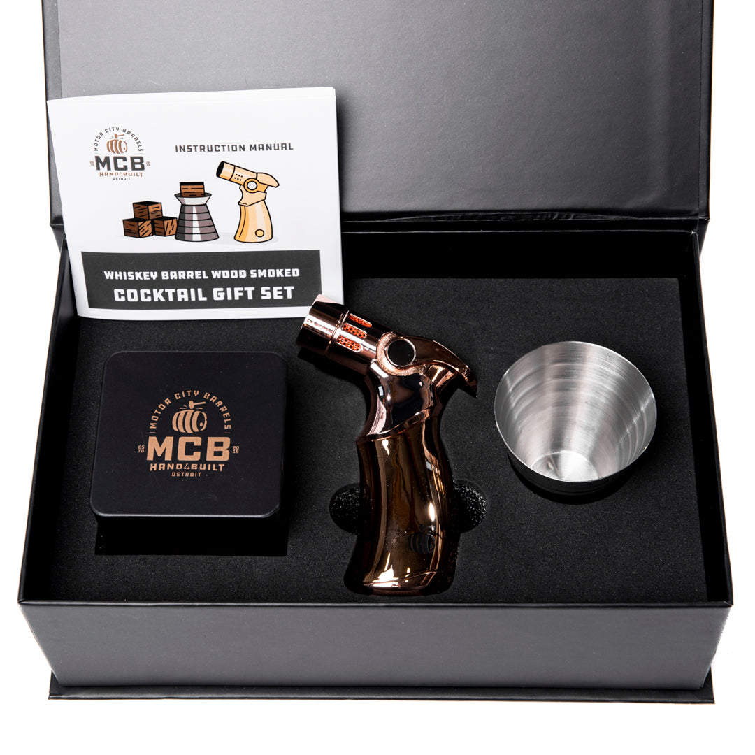 Cubed Series Barrel Smoked Cocktail Kit - Motor City Barrels