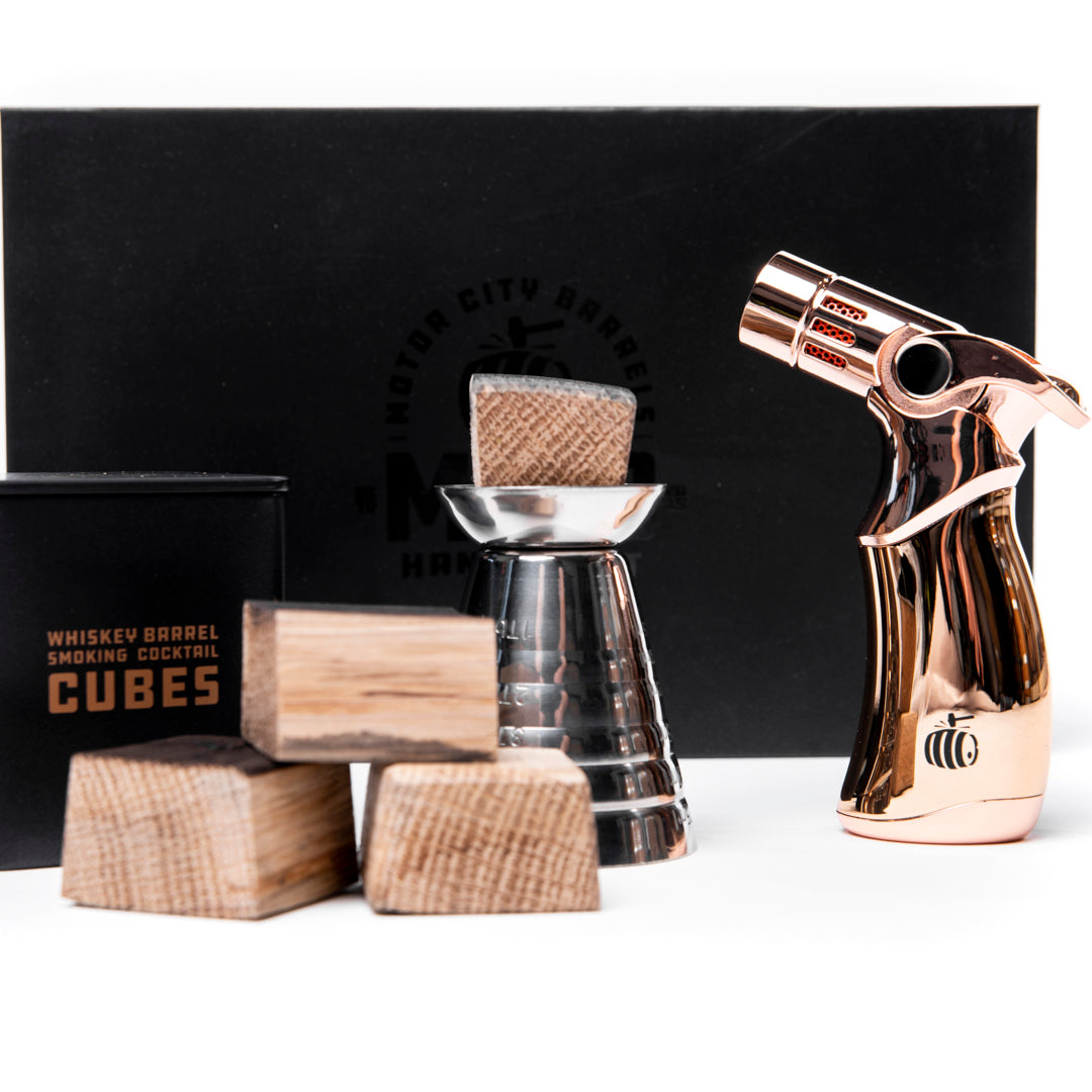 Cubed Series Barrel Smoked Cocktail Kit - Motor City Barrels