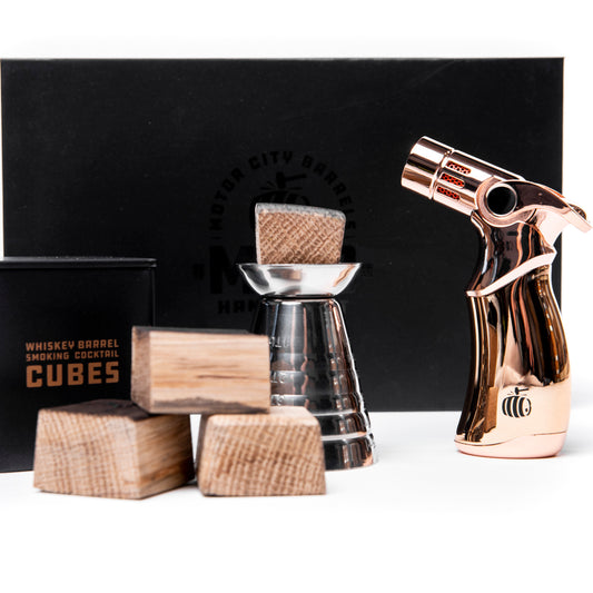 Cubed Series Barrel Smoked Cocktail Kit - Motor City Barrels