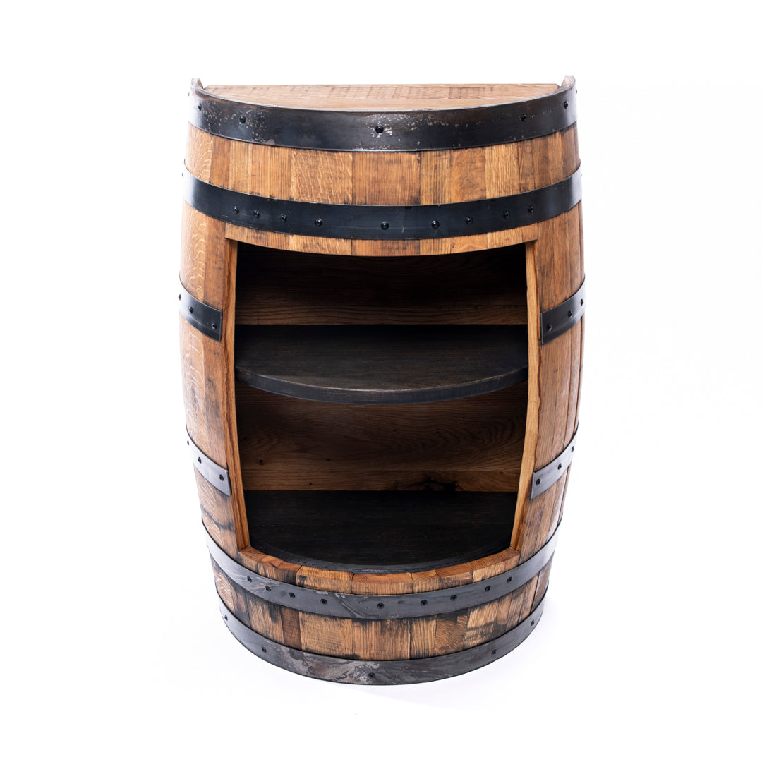 Copper Hill Open Shelf Cabinet - Motor City Barrels