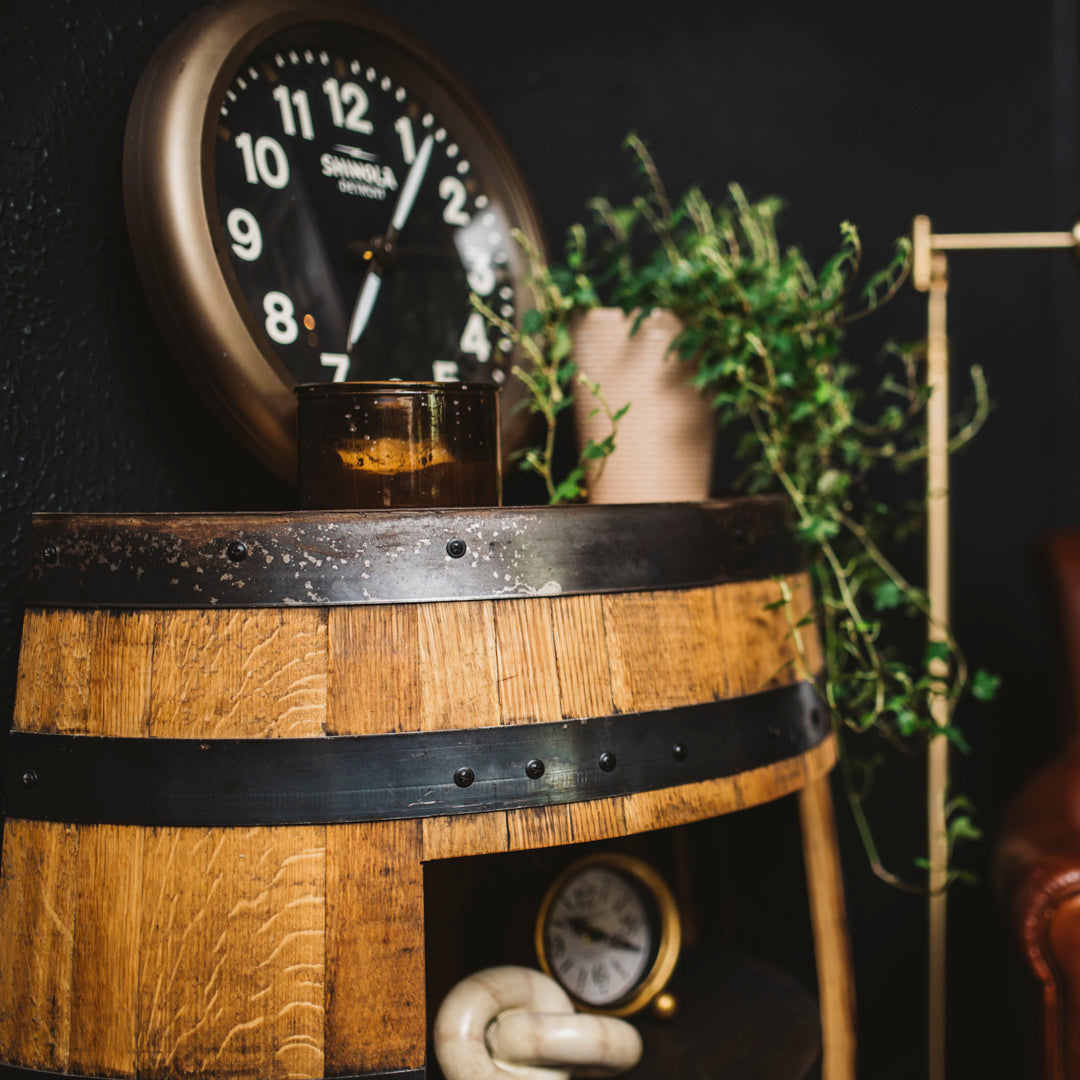 Copper Hill Open Shelf Cabinet - Motor City Barrels