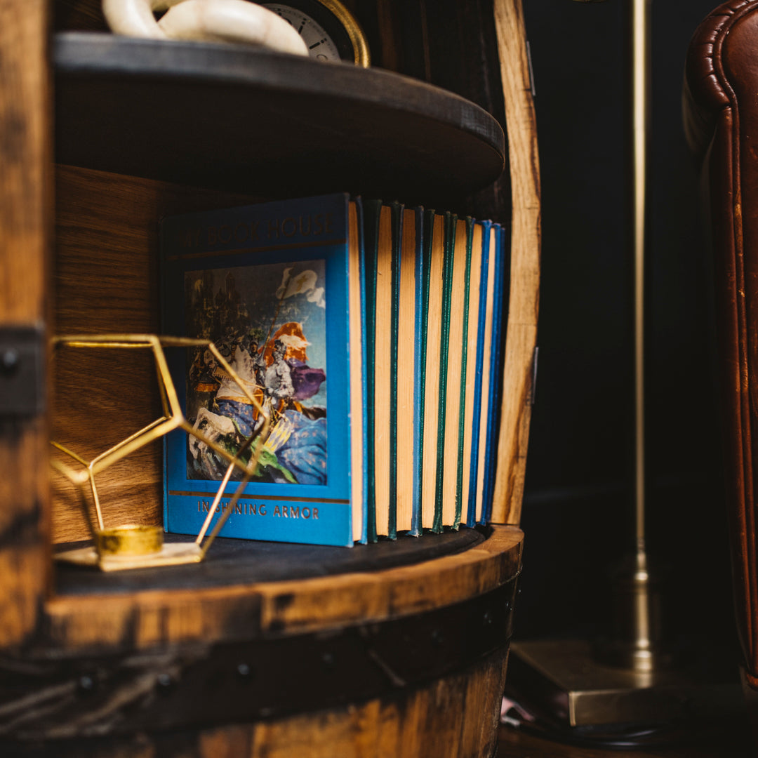 Copper Hill Open Shelf Cabinet - Motor City Barrels