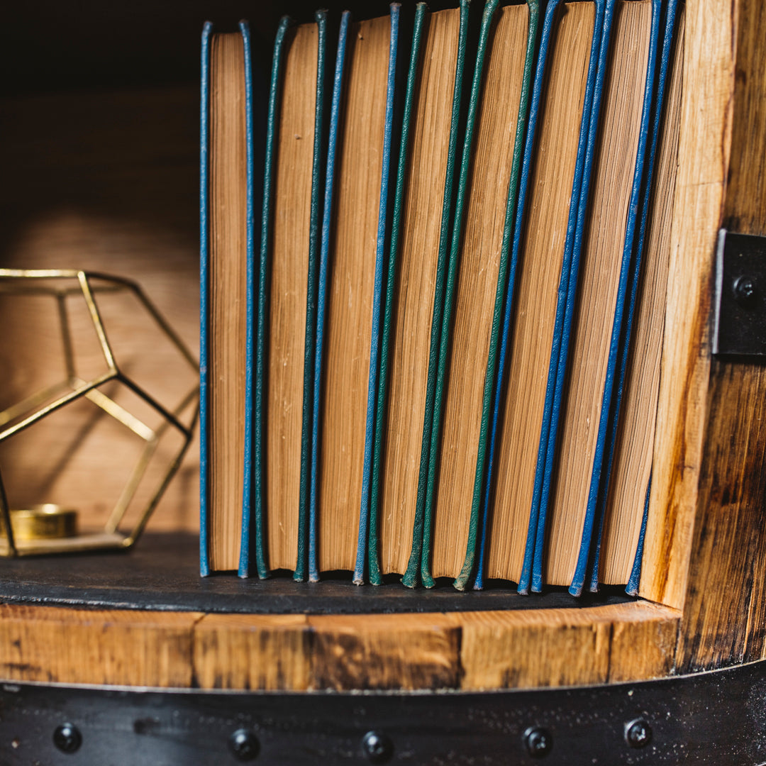 Copper Hill Open Shelf Cabinet - Motor City Barrels