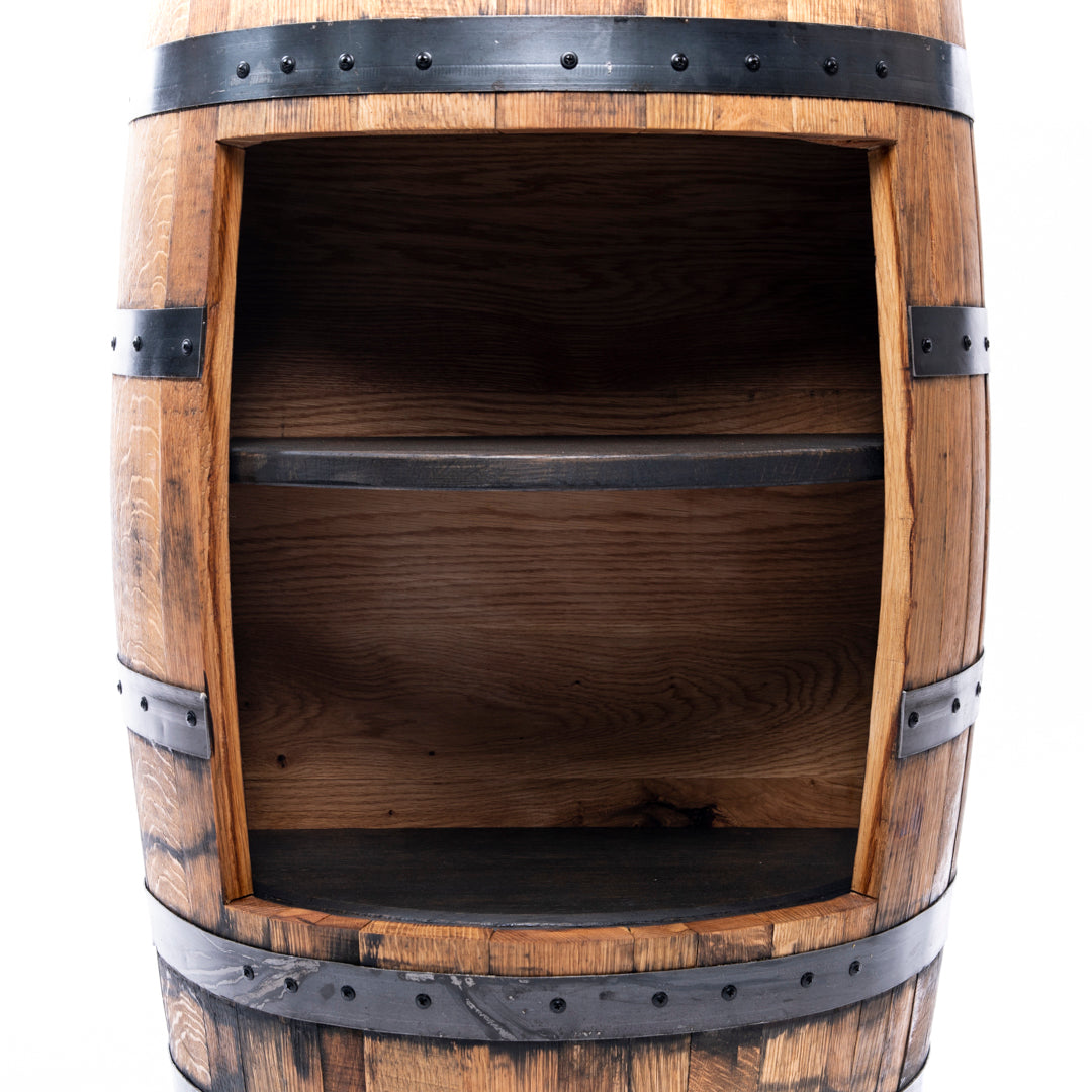 Copper Hill Open Shelf Cabinet - Motor City Barrels