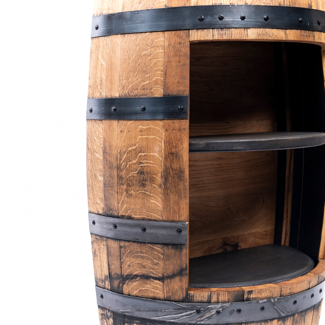 Copper Hill Open Shelf Cabinet - Motor City Barrels