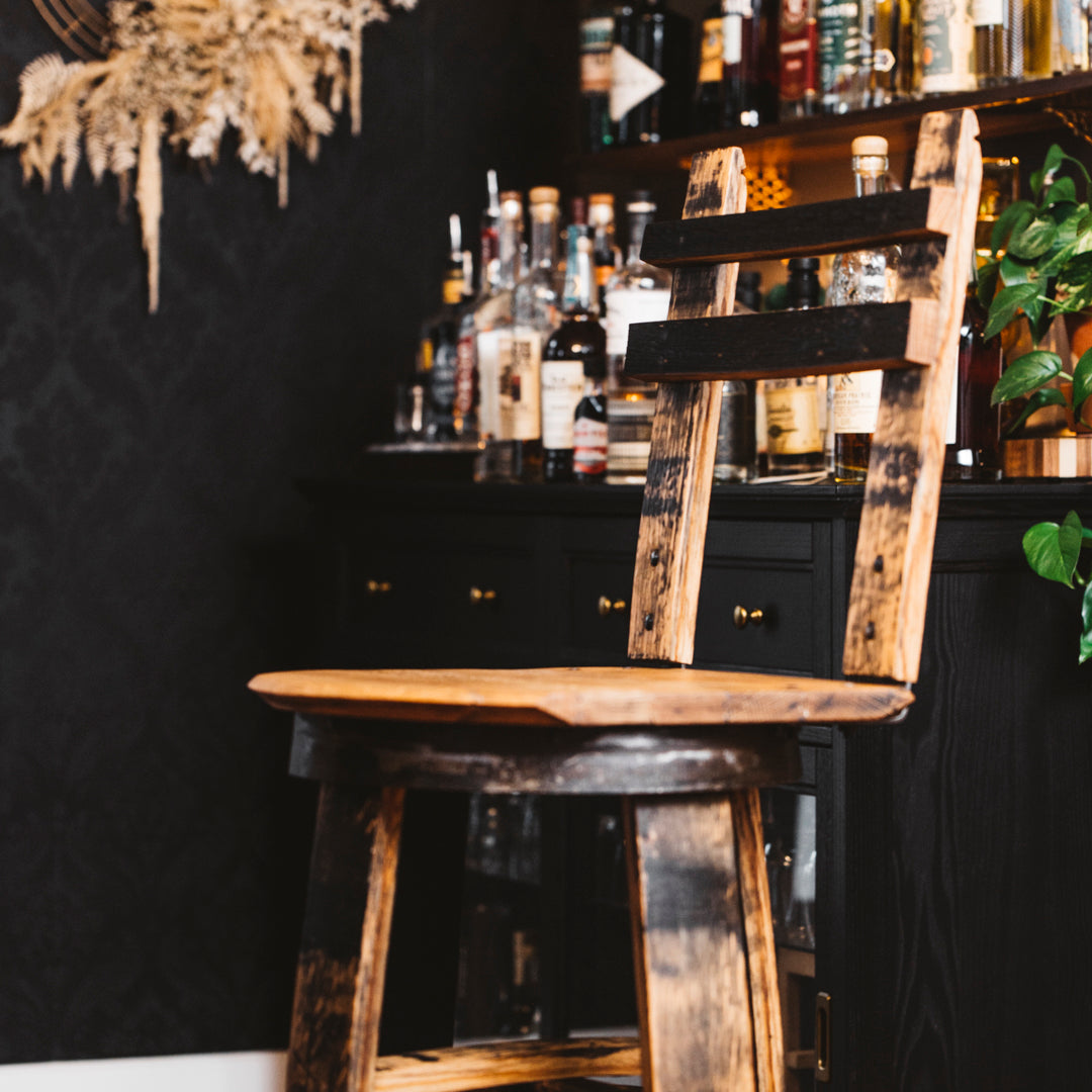 125 PROOF Bar Stool - Motor City Barrels