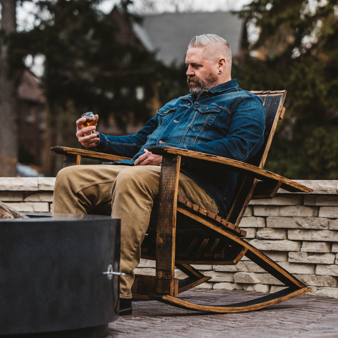Rockin' Rye Rocking Chair - Motor City Barrels
