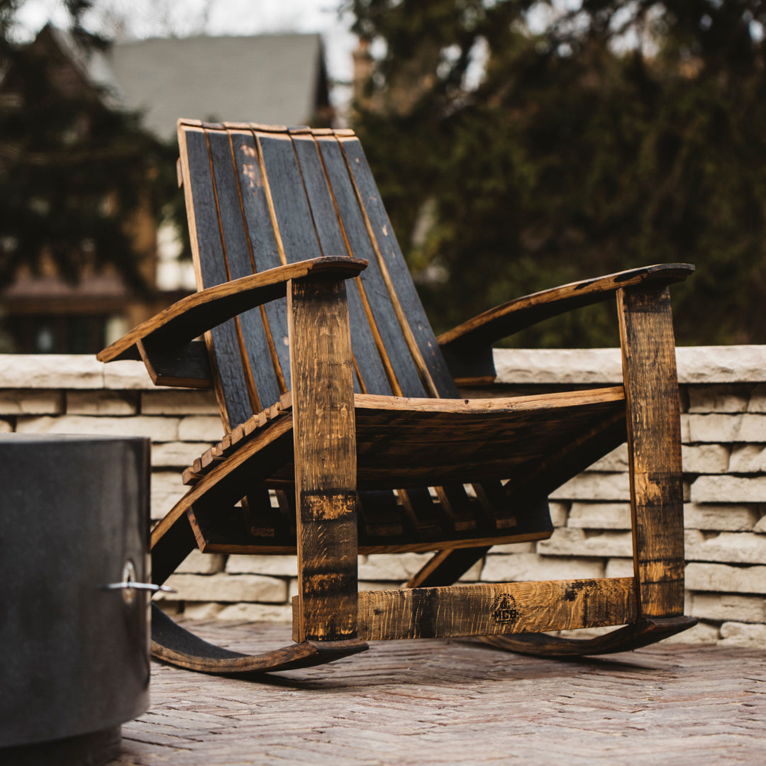 Rockin' Rye Rocking Chair - Motor City Barrels
