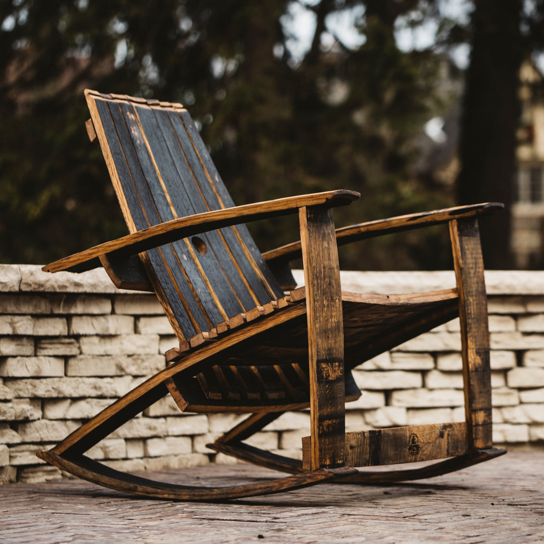 Rockin' Rye Rocking Chair - Motor City Barrels