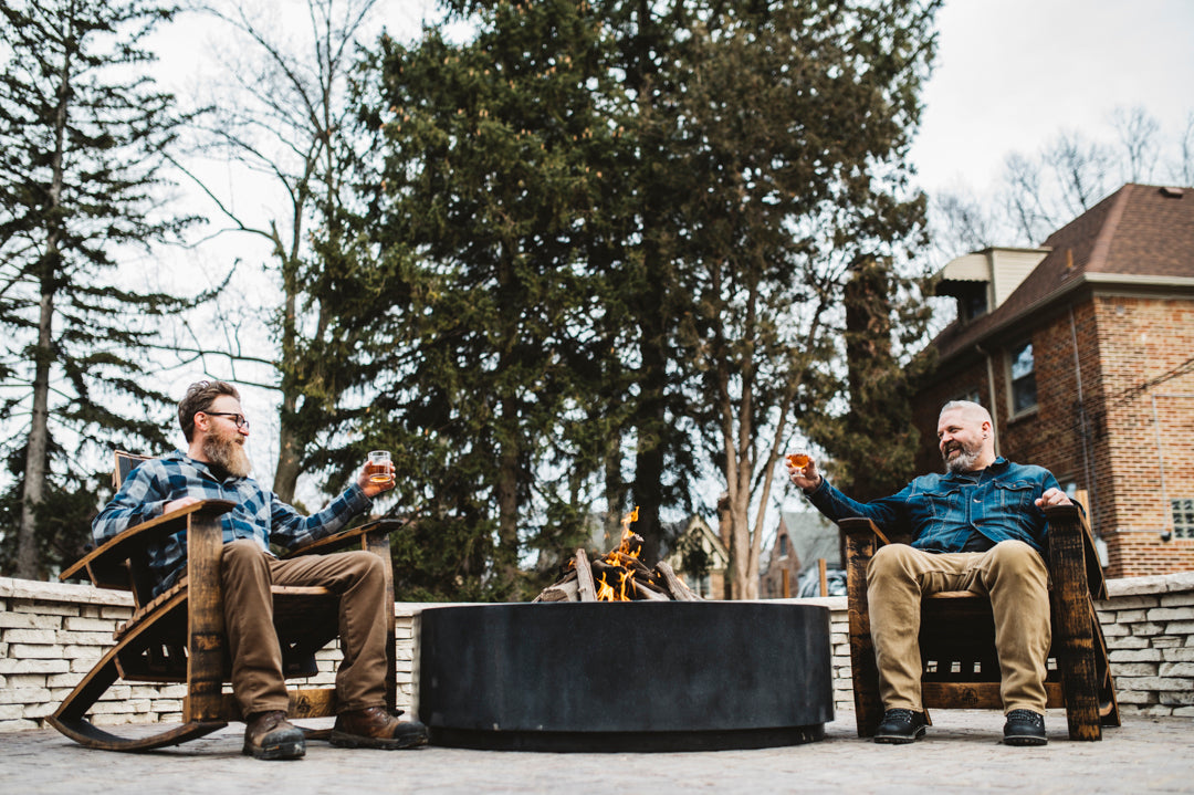 Distillin' Chillin' Adirondack Chair - Motor City Barrels