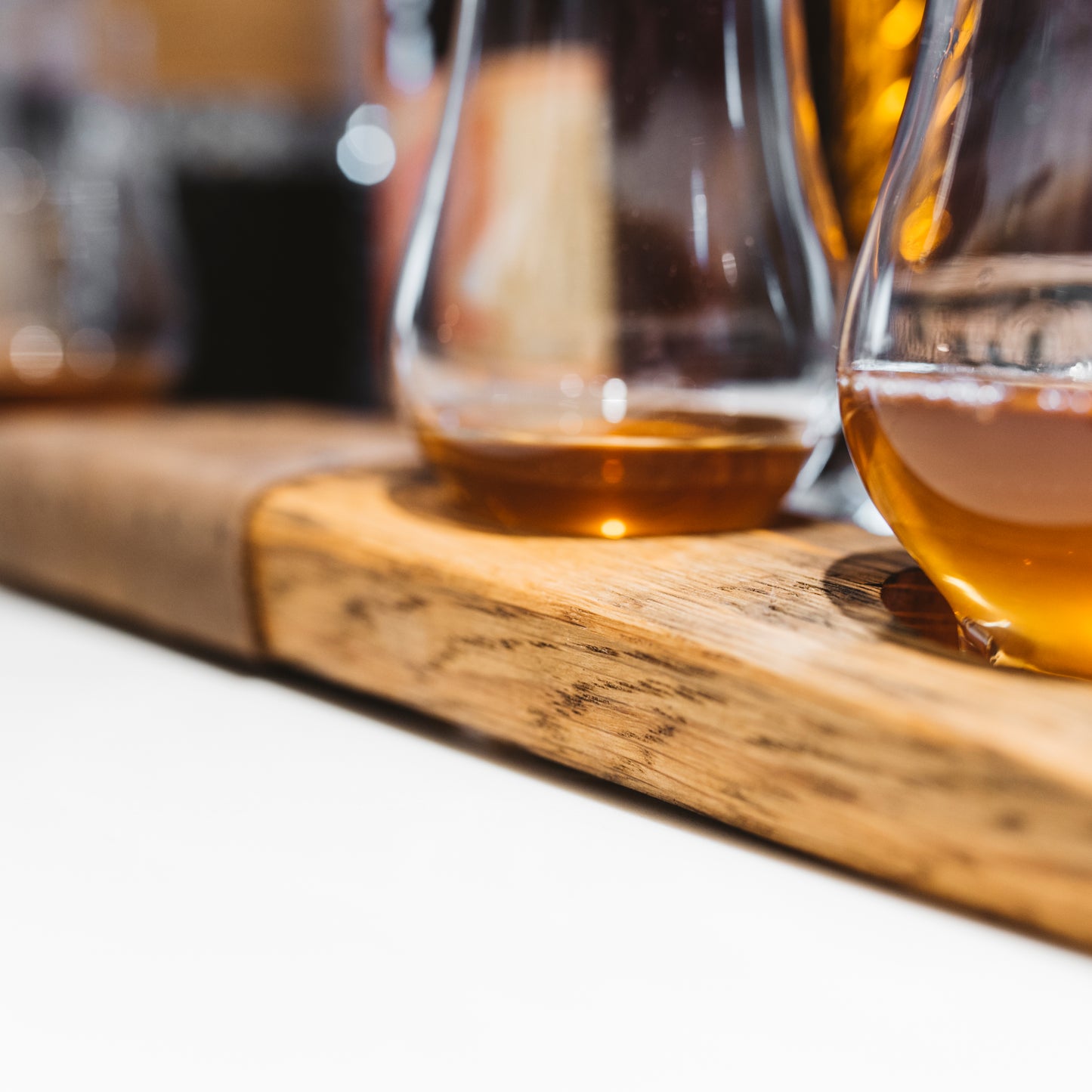 Flight with Dram Glassware (Free Customization) - Motor City Barrels