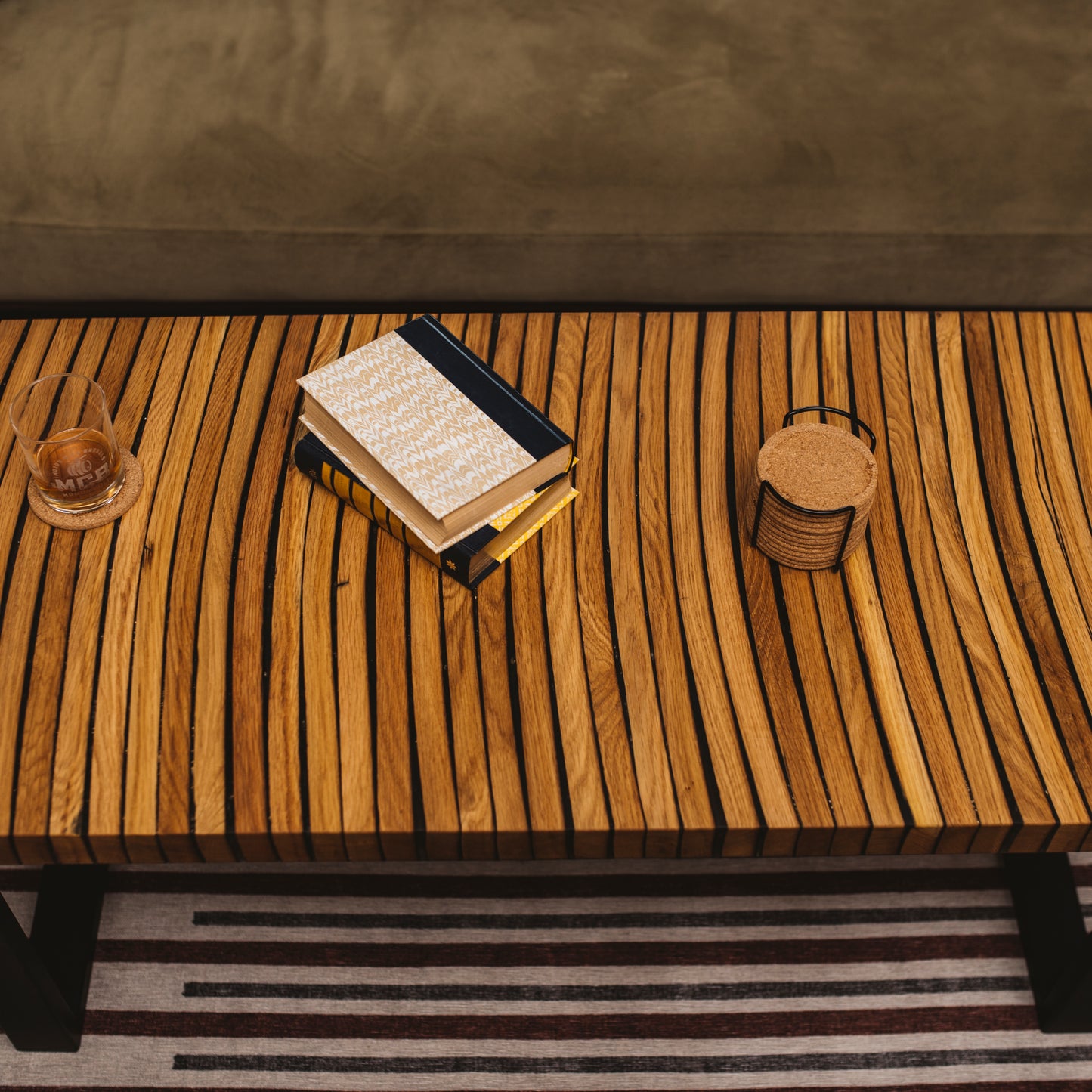 Arc Series Coffee Table - Motor City Barrels