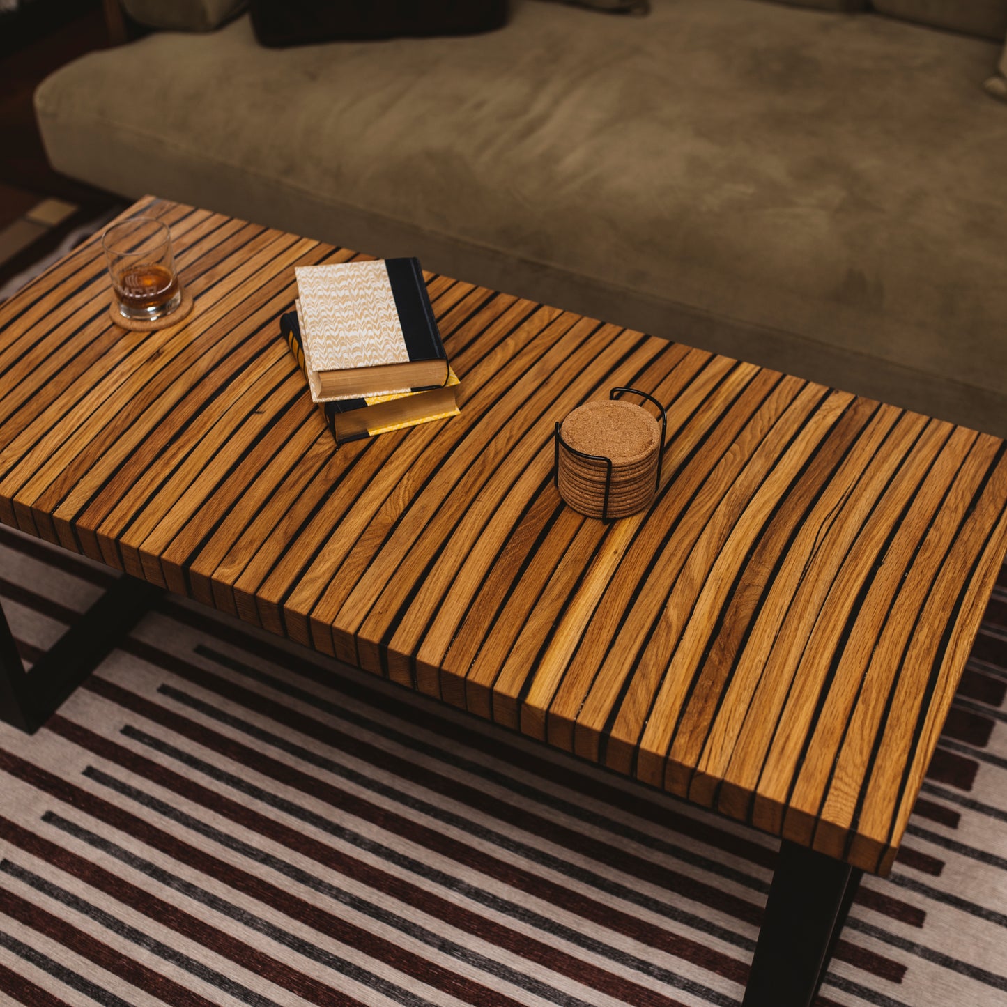 Arc Series Coffee Table - Motor City Barrels
