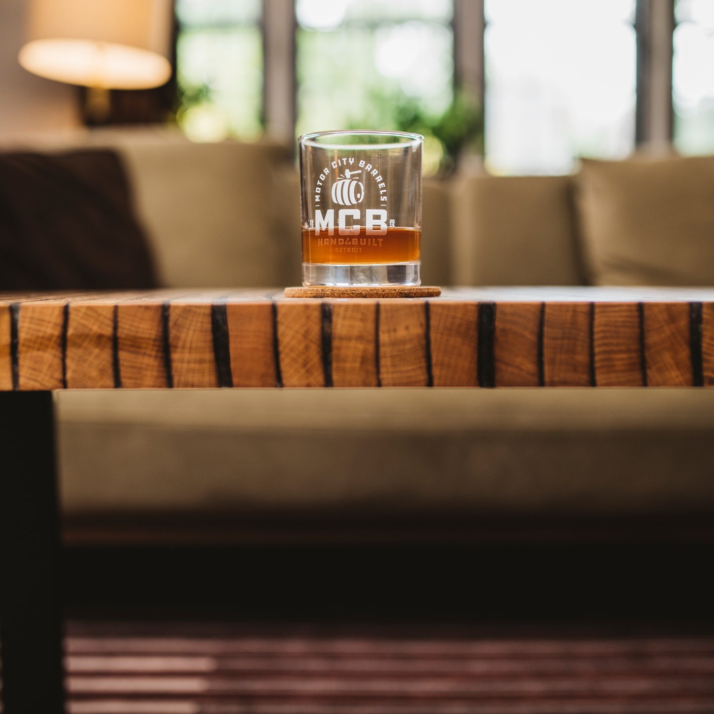 Arc Series Coffee Table - Motor City Barrels