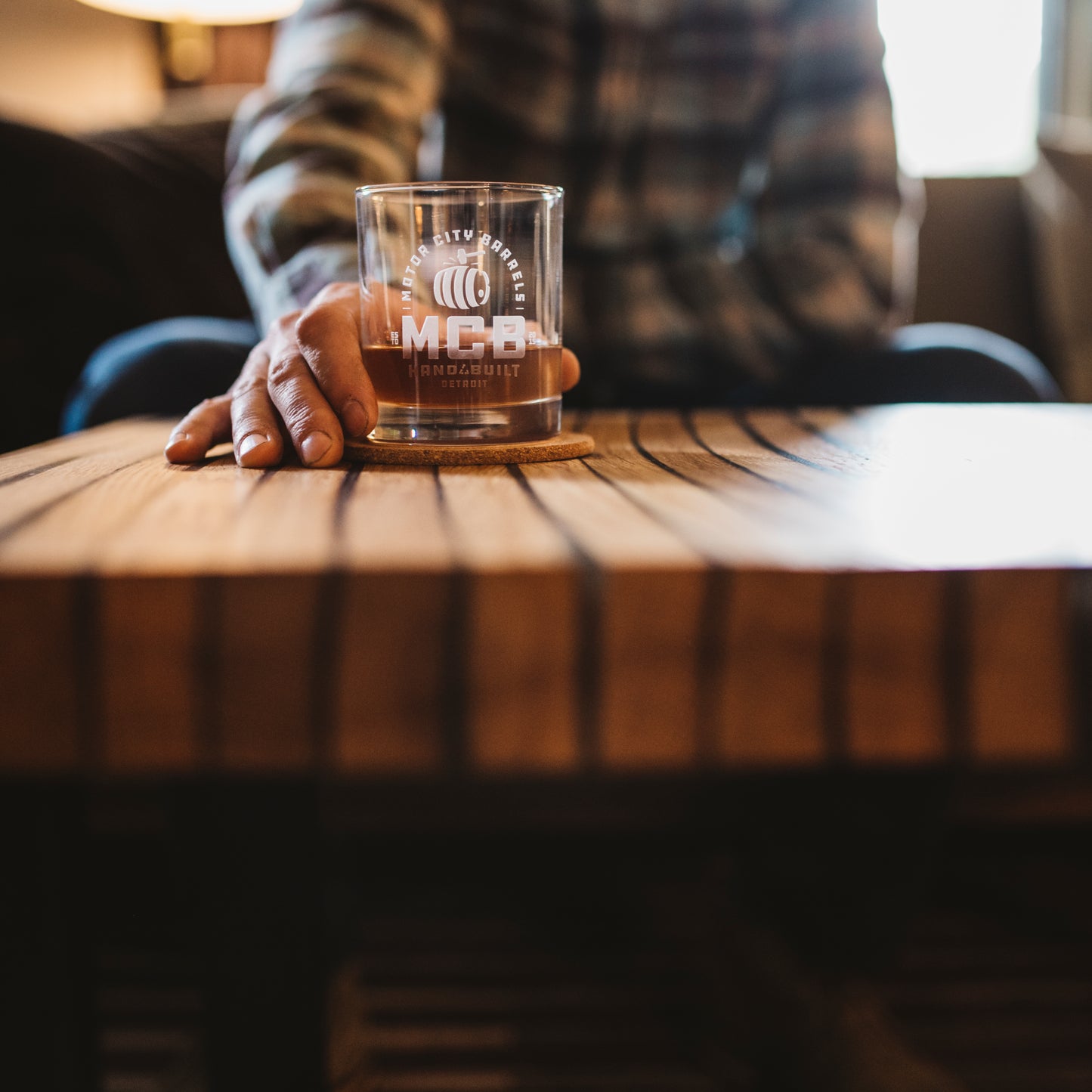 Arc Series Coffee Table - Motor City Barrels