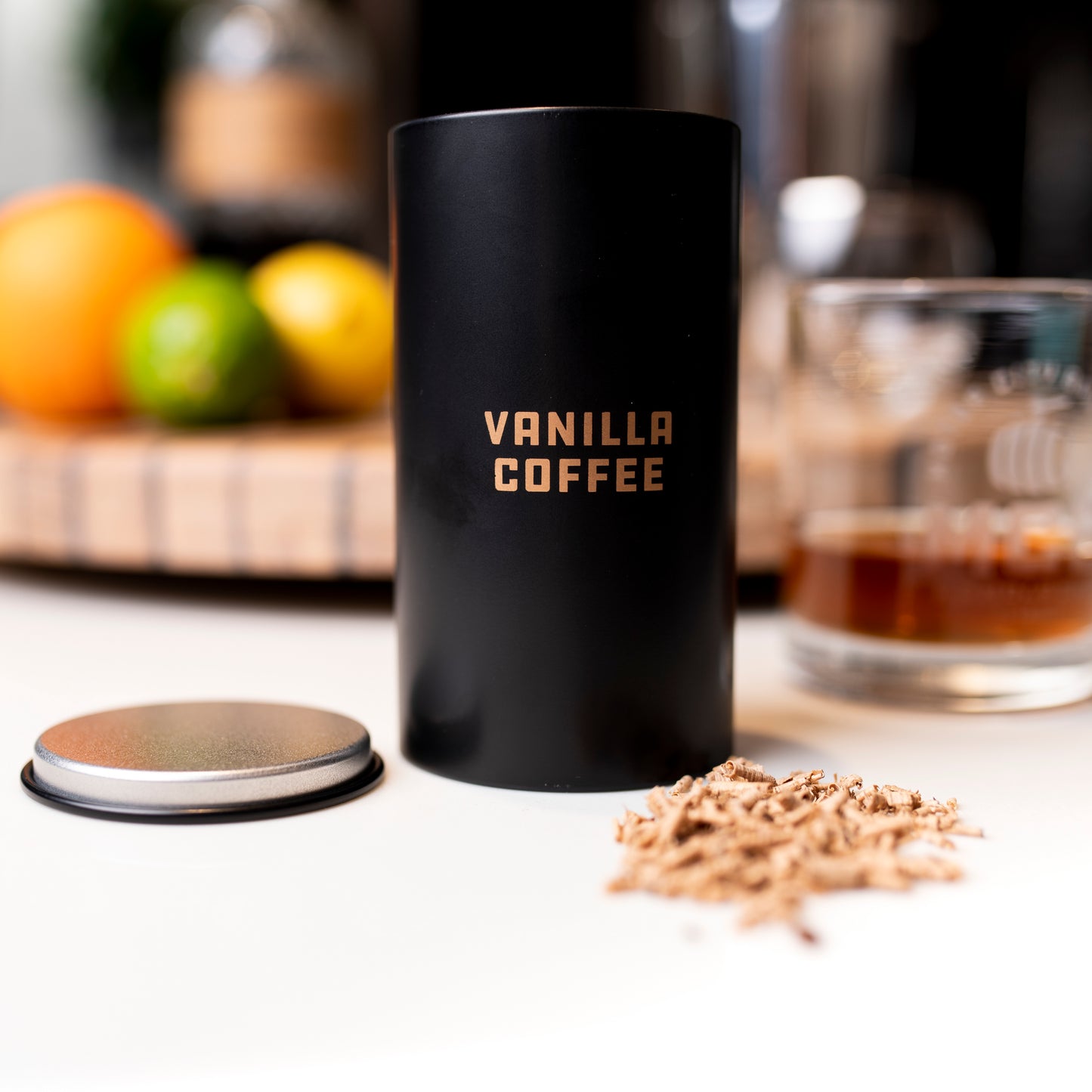 Coffee Vanilla Flavor Smoked Cocktail Wood Chips - Large - Motor City Barrels