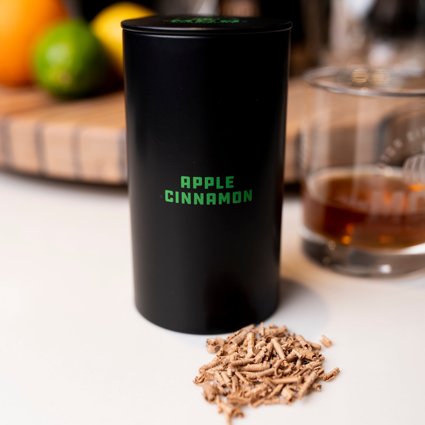 Apple Cinnamon Flavor Smoked Cocktail Wood Chips - Large - Motor City Barrels