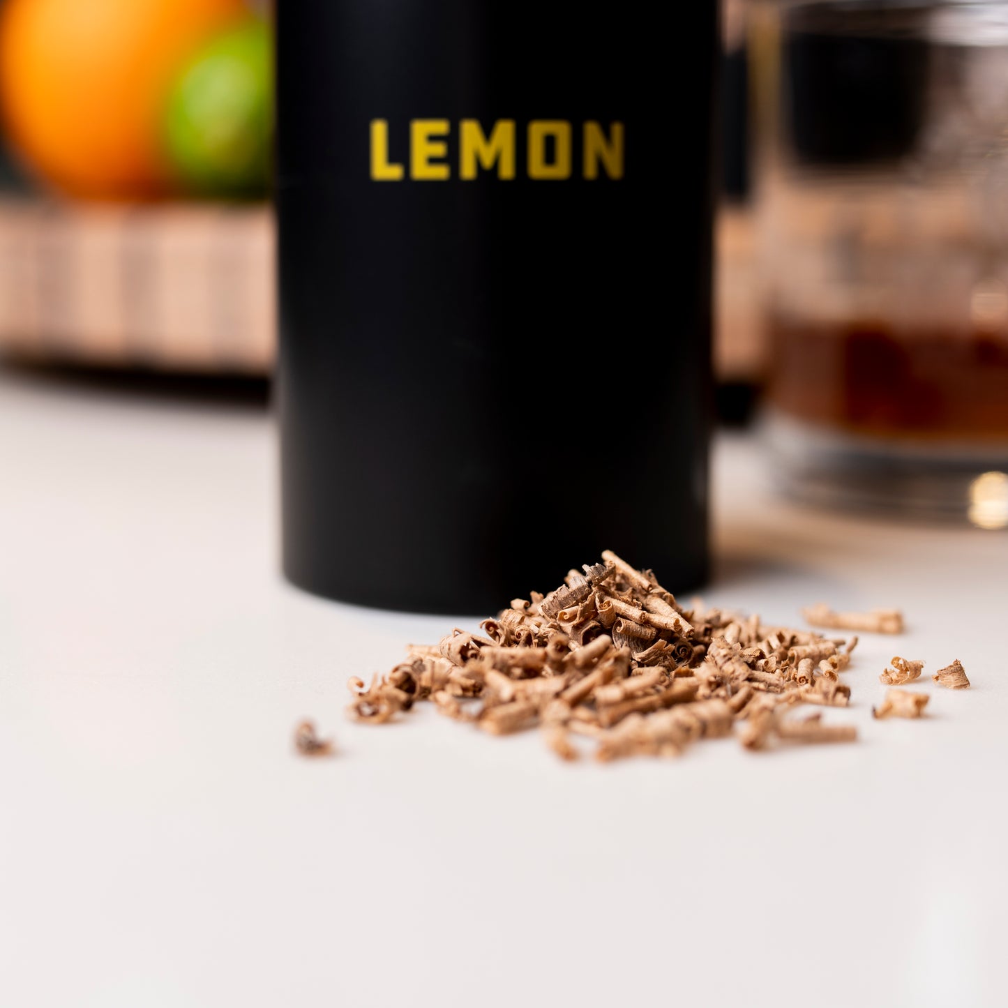 Lemon Flavor Smoked Cocktail Wood Chips - Large - Motor City Barrels