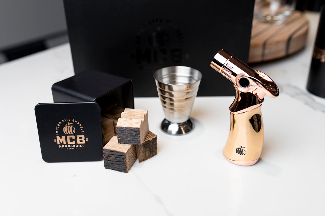 Cubed Series Barrel Smoked Cocktail Kit - Motor City Barrels