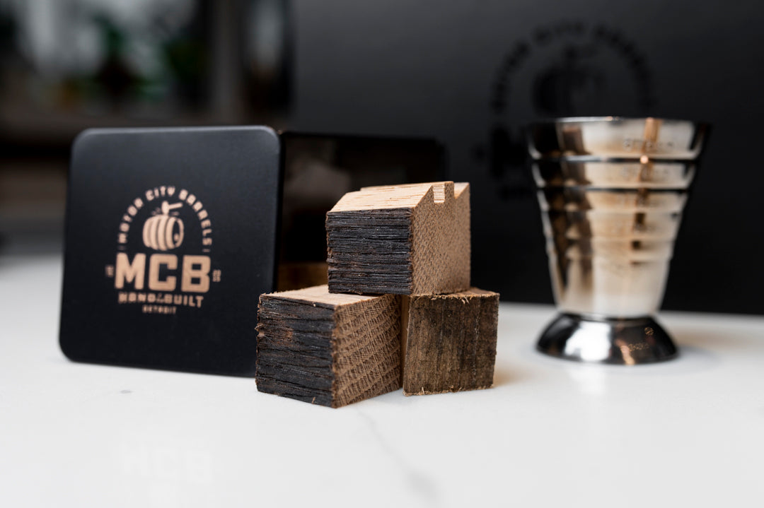 Cubed Series Barrel Smoked Cocktail Kit - Motor City Barrels