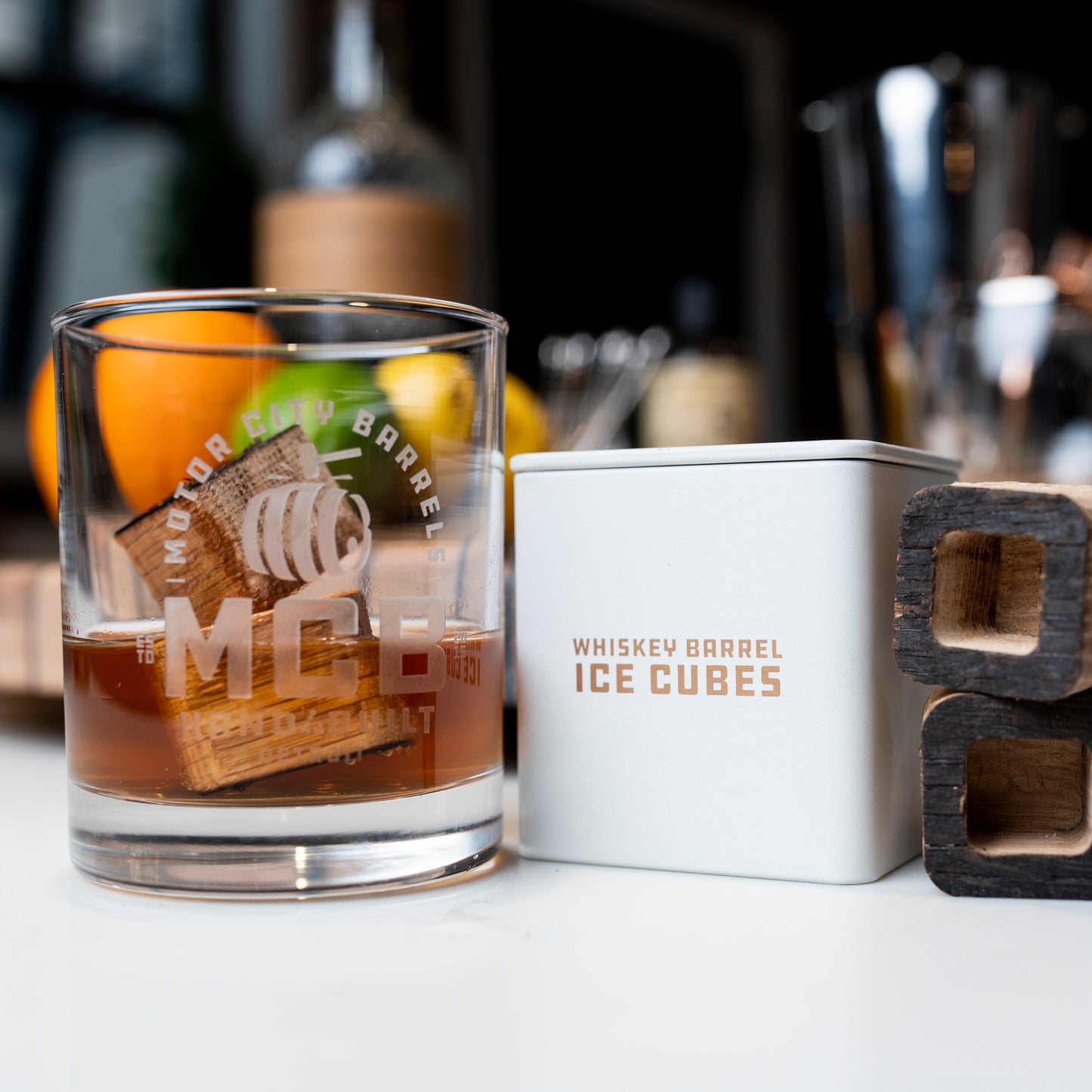 Barrel Ice Cubes - Motor City Barrels