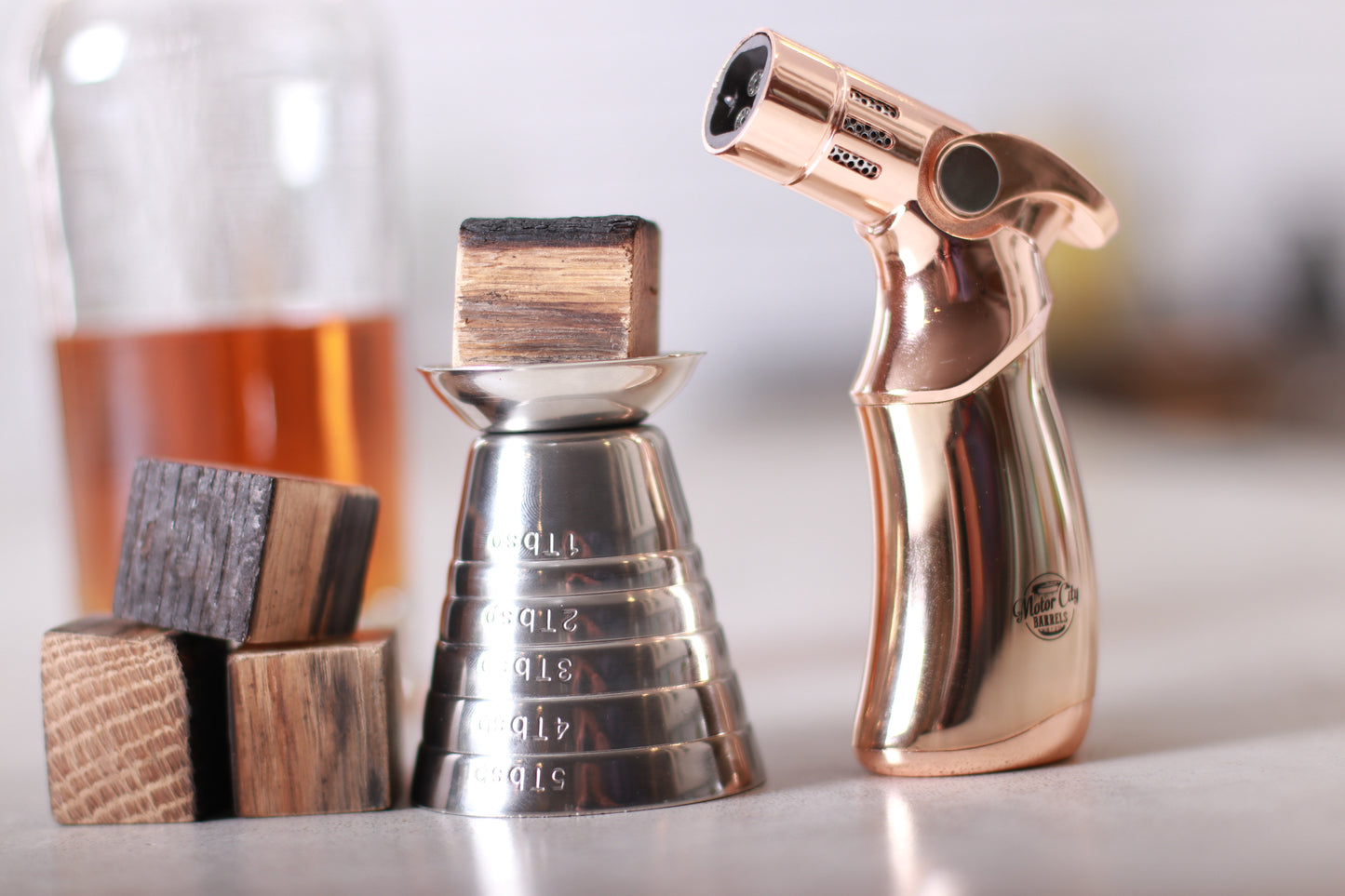 Cubed Series Barrel Smoked Cocktail Kit - Motor City Barrels