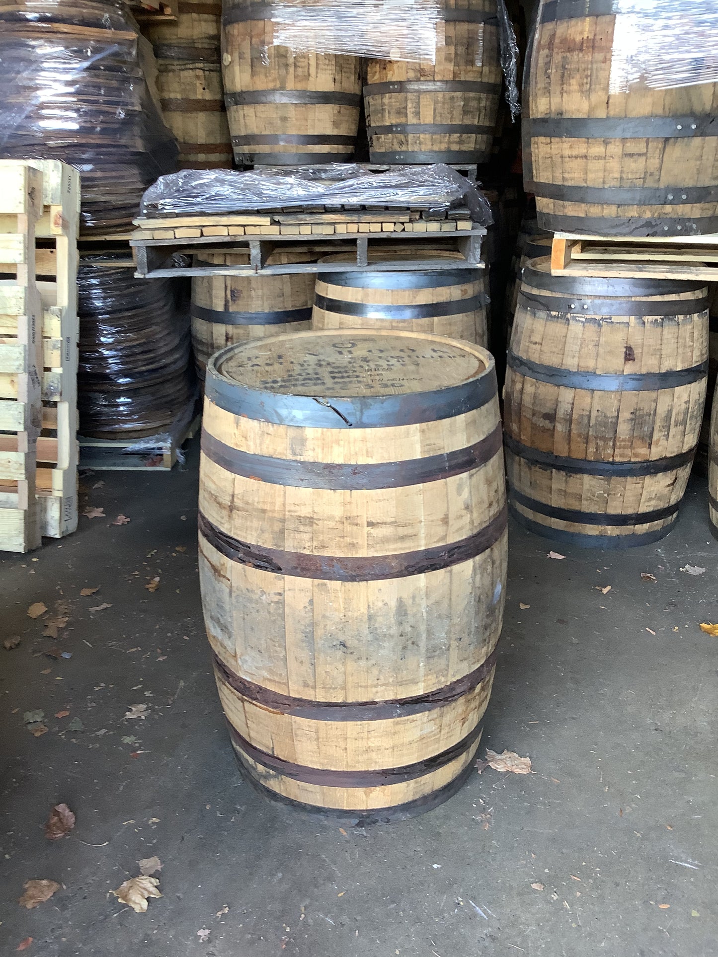 Pinhook Castle Key Whiskey Barrel Whole Authentic 53 Gallon - Motor City Barrels