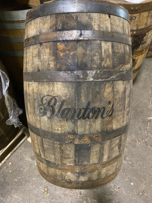 Furniture Grade - Blanton’s Buffalo Trace Whiskey Barrel - Motor City Barrels