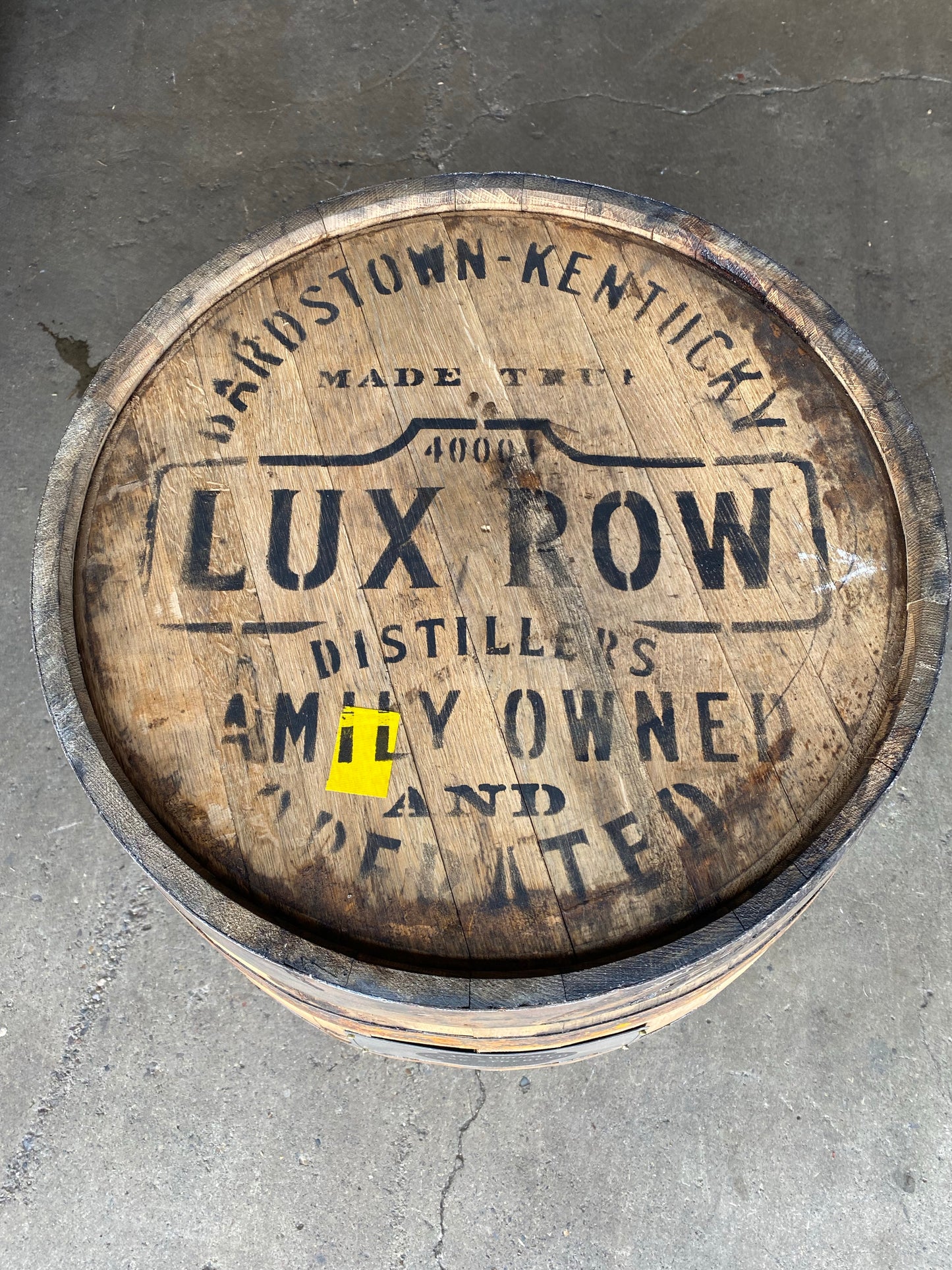 Furniture Grade - Lux Row - Whiskey Barrel 53 Gallon - Motor City Barrels
