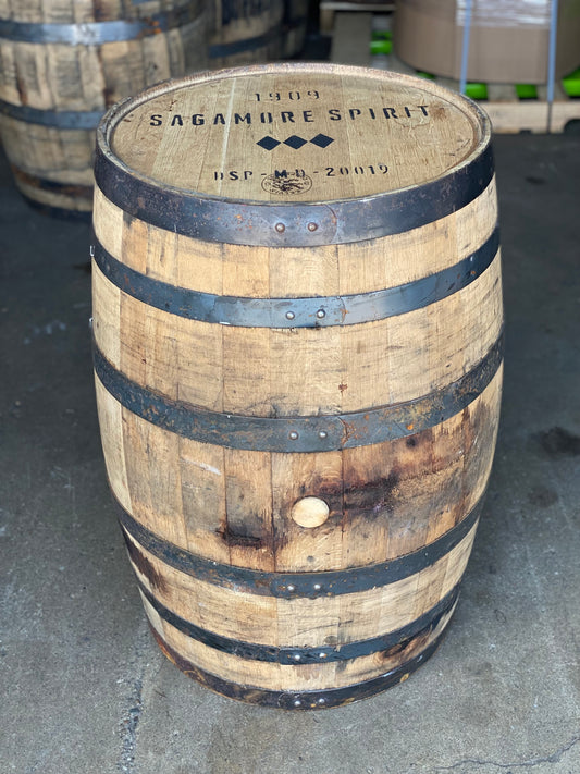 Furniture Grade - Sagamore Spirit - Whiskey Barrel 53 Gallon - Motor City Barrels