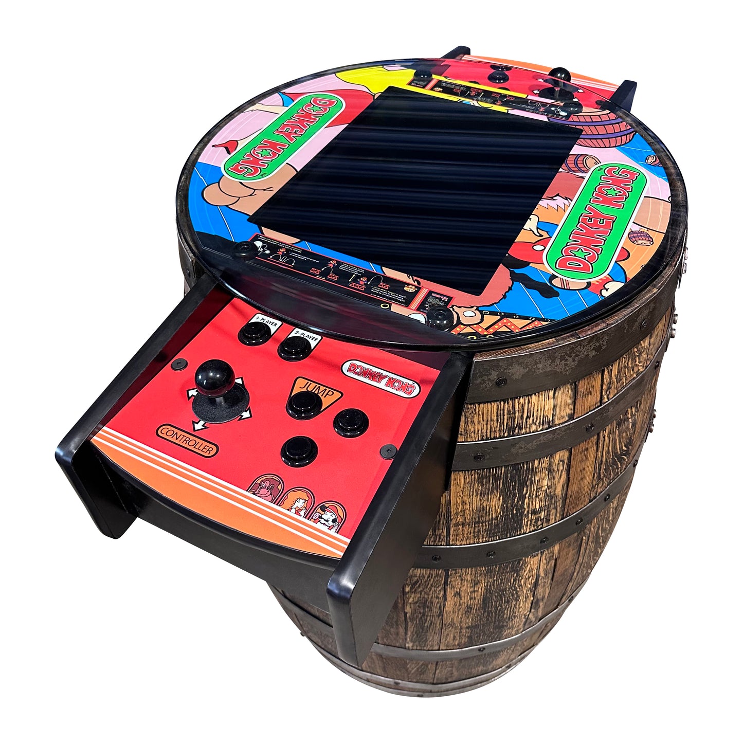 8-Bit Blend - Whiskey Barrel Arcade - 60 Games in 1