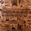 Chicago Design Engraved Whiskey Barrel Cap - Motor City Barrels
